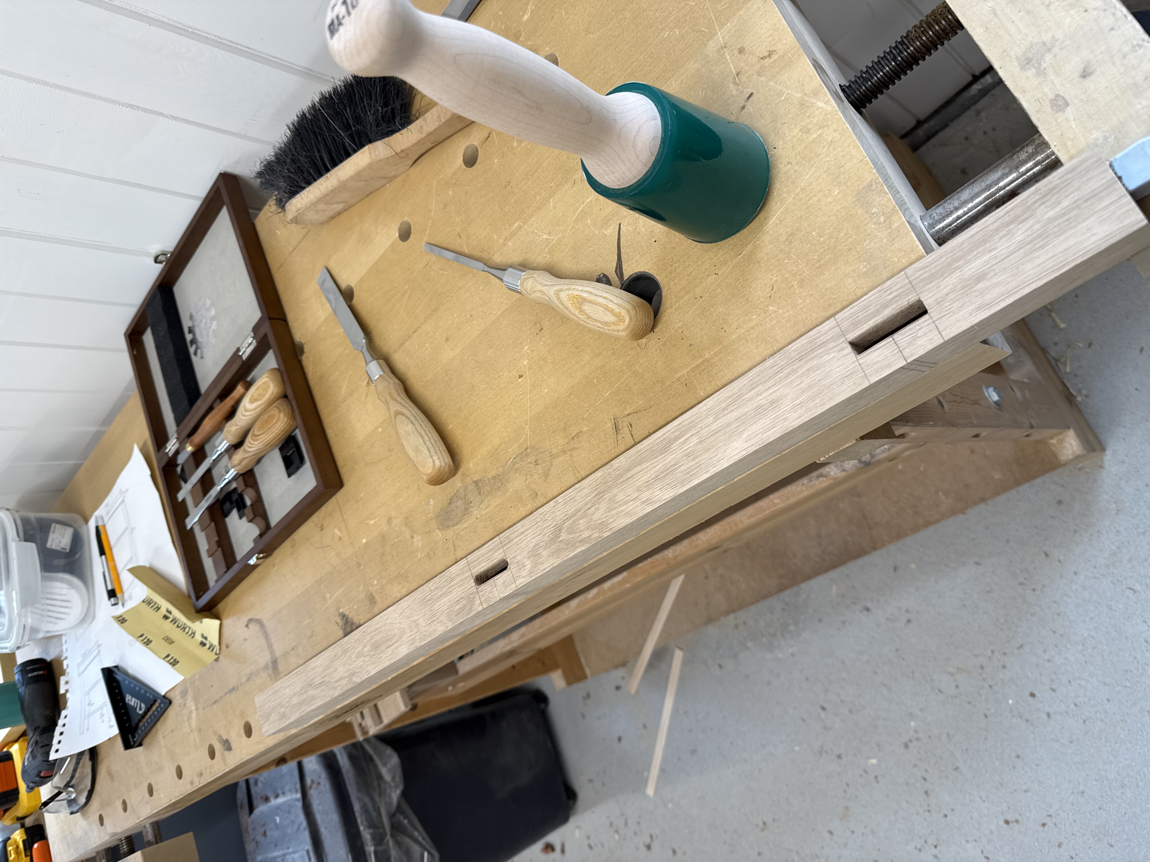 Sammenleggbart stellebord