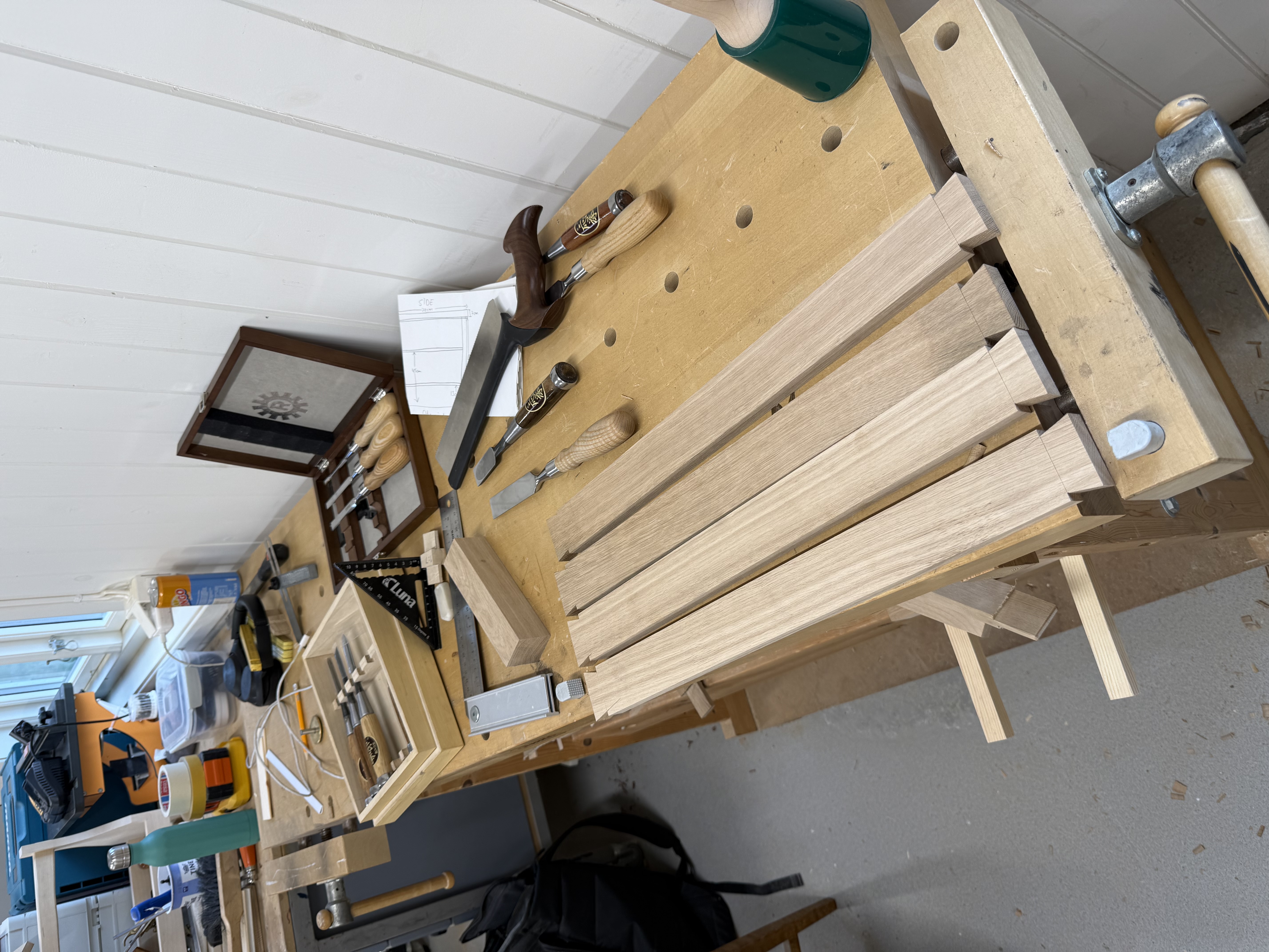 Sammenleggbart stellebord